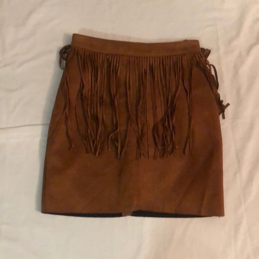 Suede Skirt